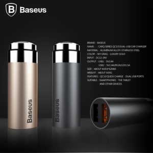 Baseus-CARQ-Series-Quick-Charge-QC3-0-USB-Car-Charger-For-iPhone-6-6s-5s-For