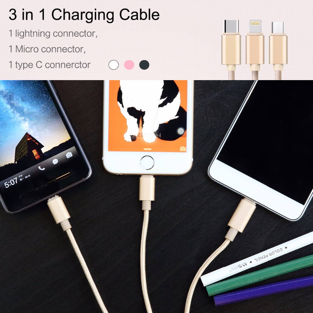 ROCK-3-in-1-Quick-Charging-Mobile-Phone-Cable-for-iPhone-Samsung-Xiaomi-LG-Android-Micro